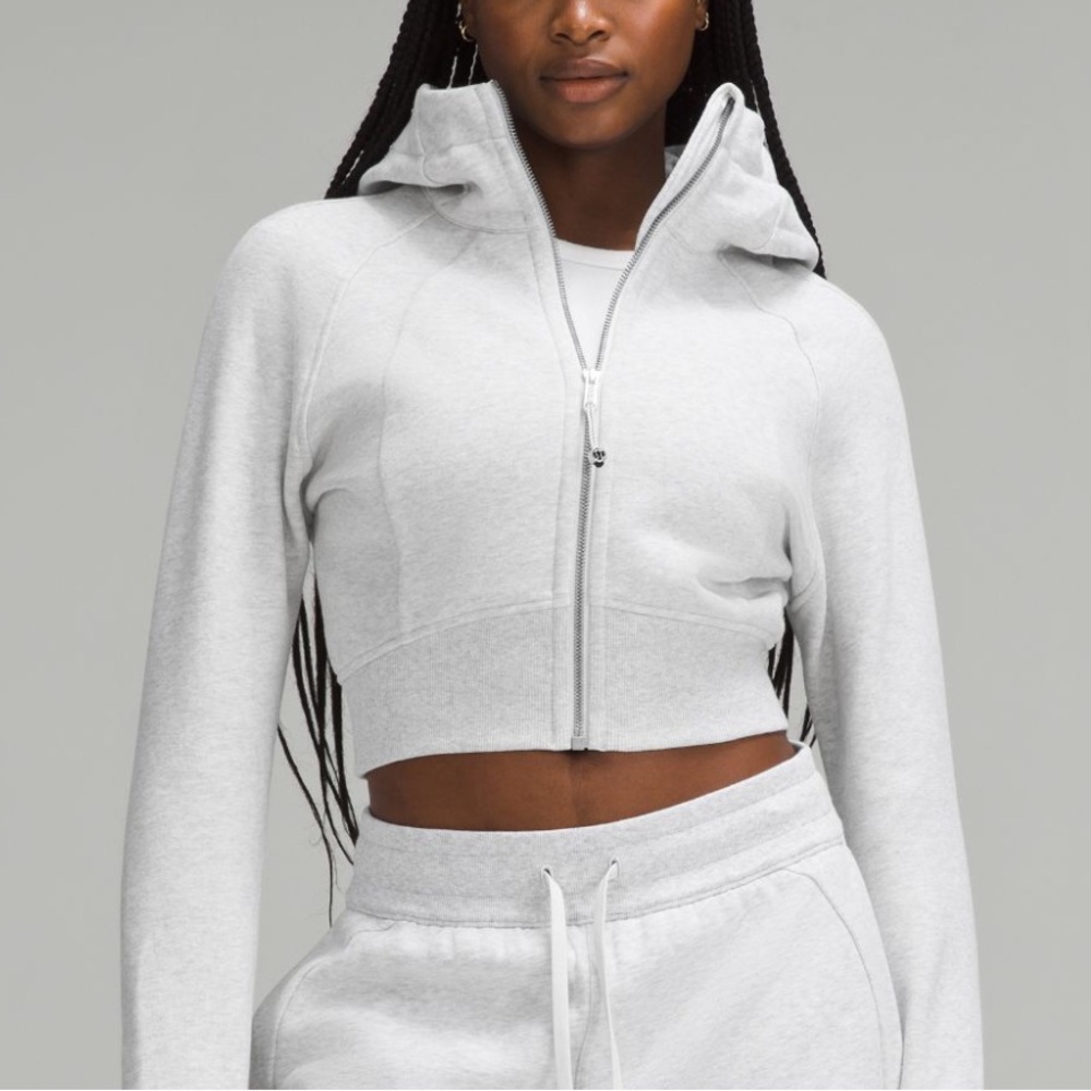Lululemon Scuba Full Zip Cropped Hoodie